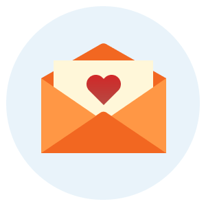 Illustrated email icon